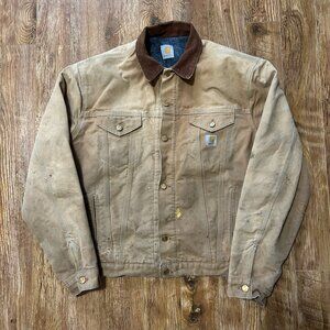 Vintage Blanket Lined Carhartt Trucker Jacket